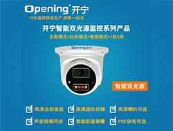 智能雙光源警戒網(wǎng)絡(luò)高清半球（點(diǎn)擊進(jìn)入大圖）